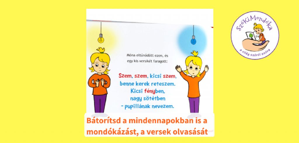 Bátorítsd a mindennapokban is a mondókázást, a versek olvasását