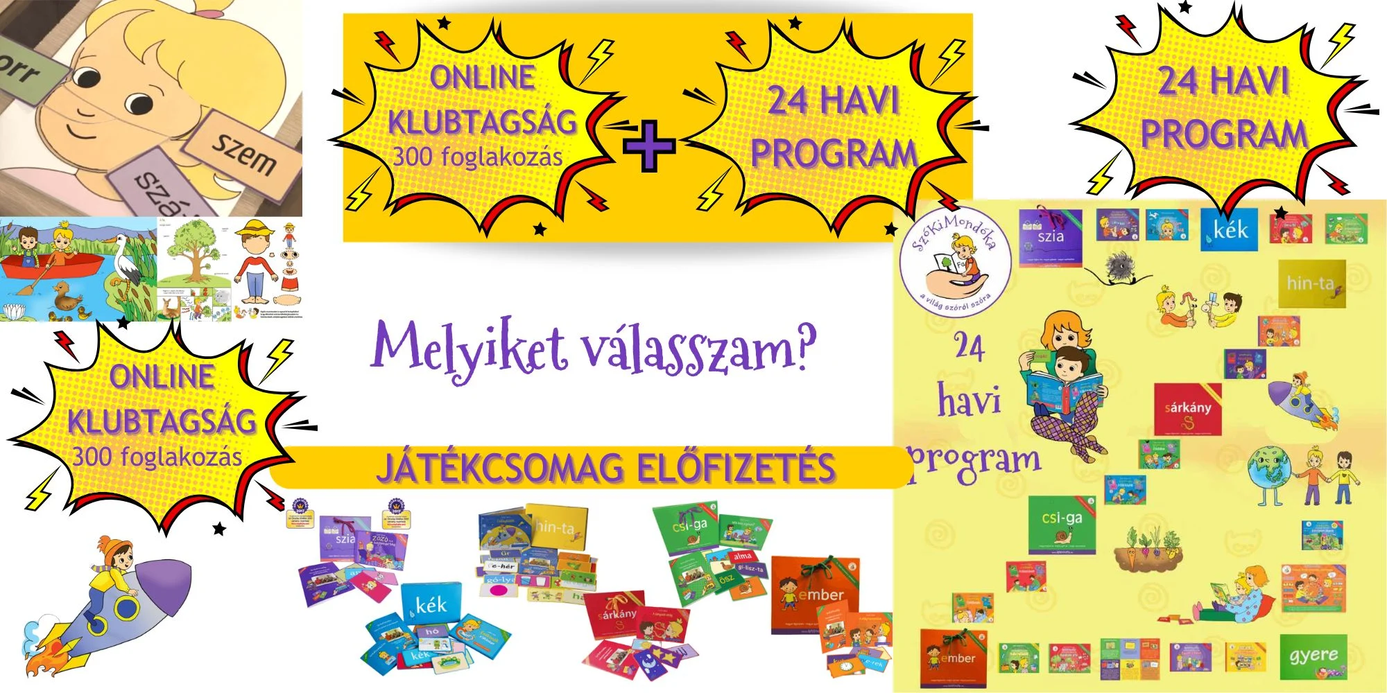 Játékcsomag előfizetés
