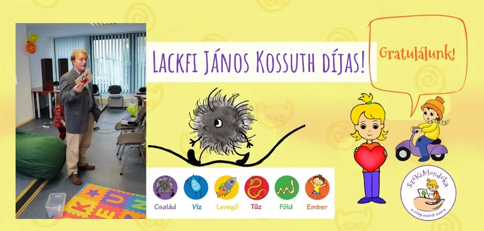 Kossuth díjas Lackfi János a SzóKiMondóka meseírója